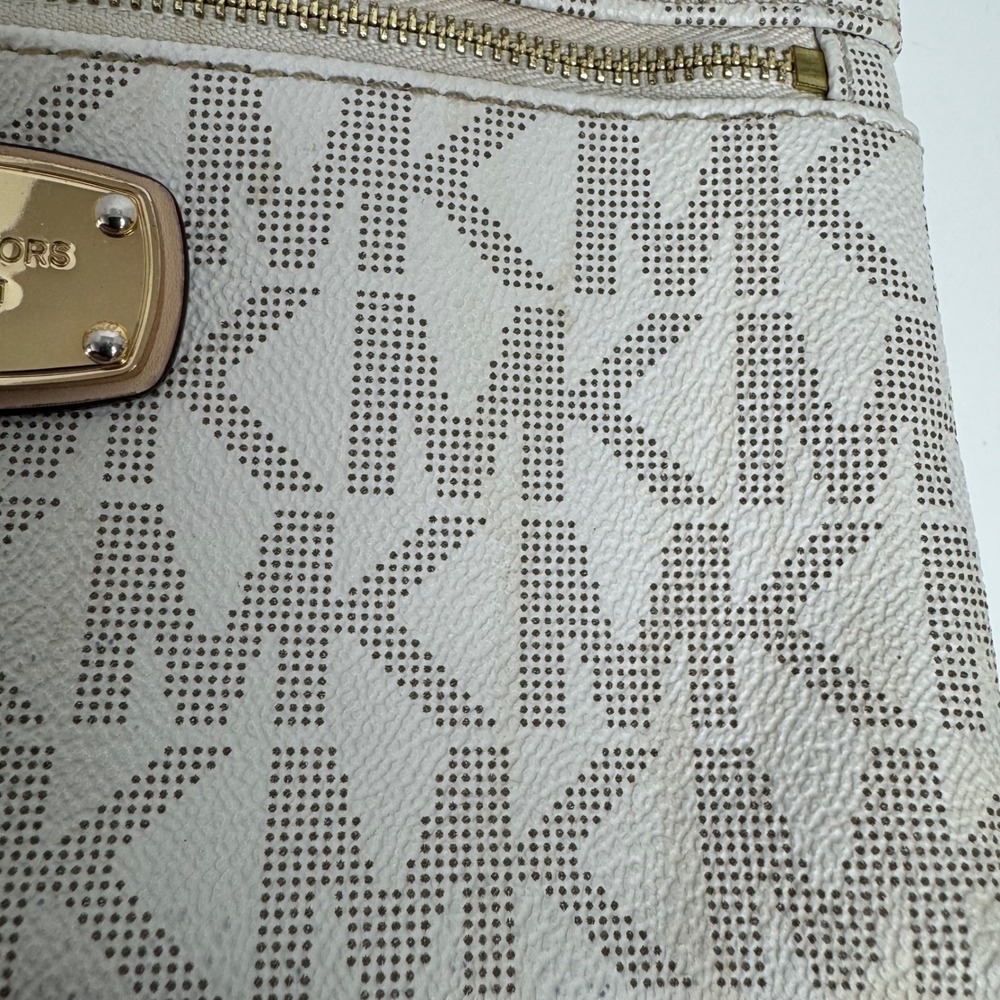 Michael Kors Signature MK Monogram Wristlet Small Shoulder Bag 35F1GJSW3B - Picture 6 of 11